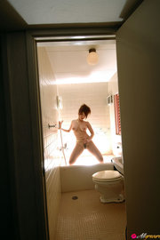 Ai Sayama Bathroom Tease-09