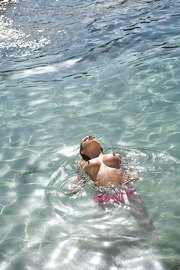 Julie Crown In Hot Pink Bikini-07