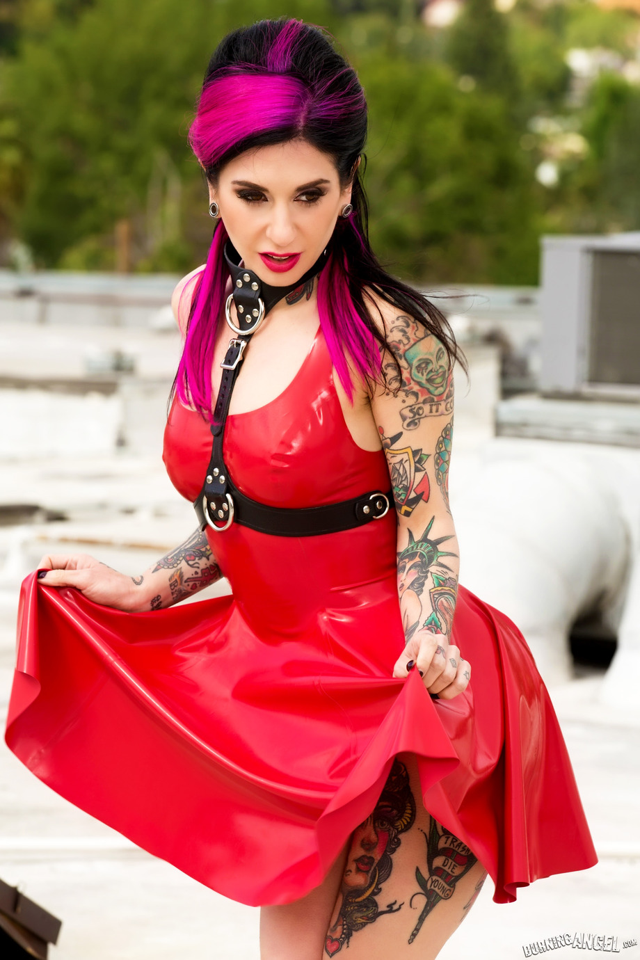 Joanna Angel Red Latex 02