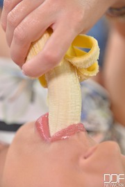 Ani Blackfox Toying With A Banana-04