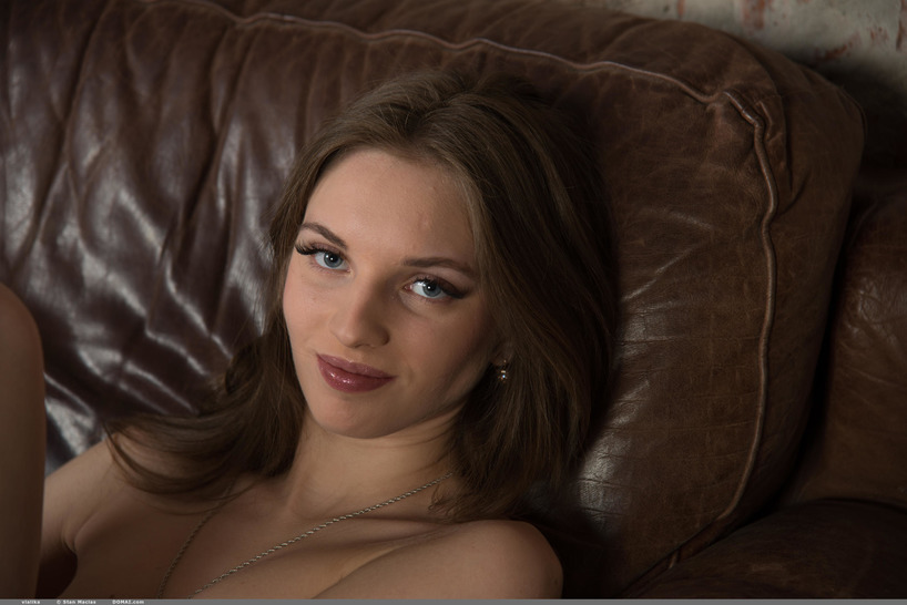 Valika Looks Great In Front Of The Brick Wall 05