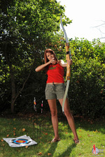 Kami Posing With Bow-00