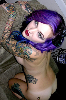True Amateur Tattoed Chick