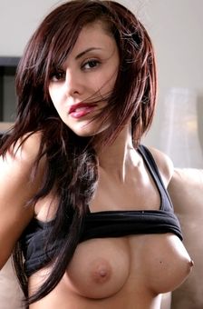 Sexy tight black shirt